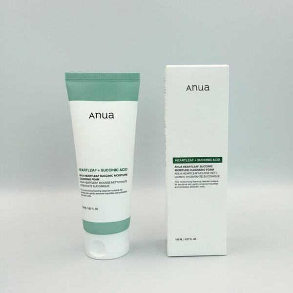 Heartleaf Succinic Acid Moisture Cleansing Foam Anua - Imagen 3