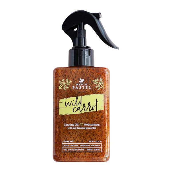 Wild Carrot Tanning Oil & Moisturizing Medio Pastel