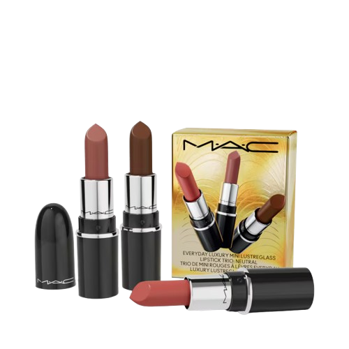 Everyday Luxury Mini Lustreglass Lipstick Trio Mac
