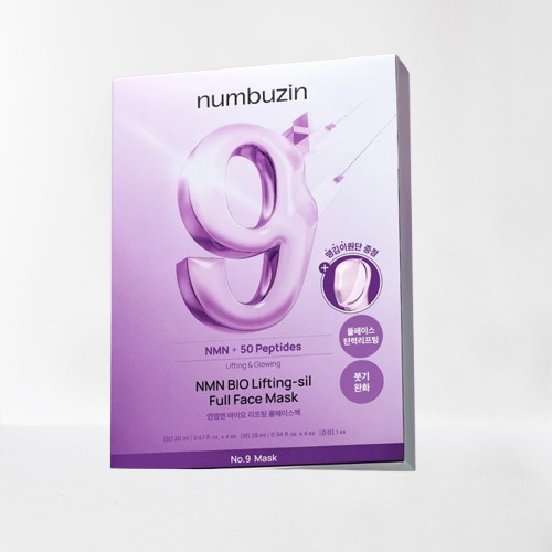 No.9 NAD+ BIO Lifting-sil Full Face Mask Numbuzin