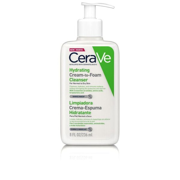 Hydrating Cream to Foam Cleanser Cerave