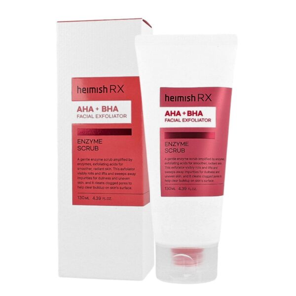 RX AHA+BHA Facial Exfoliator Enzyme Scrub Heimish
