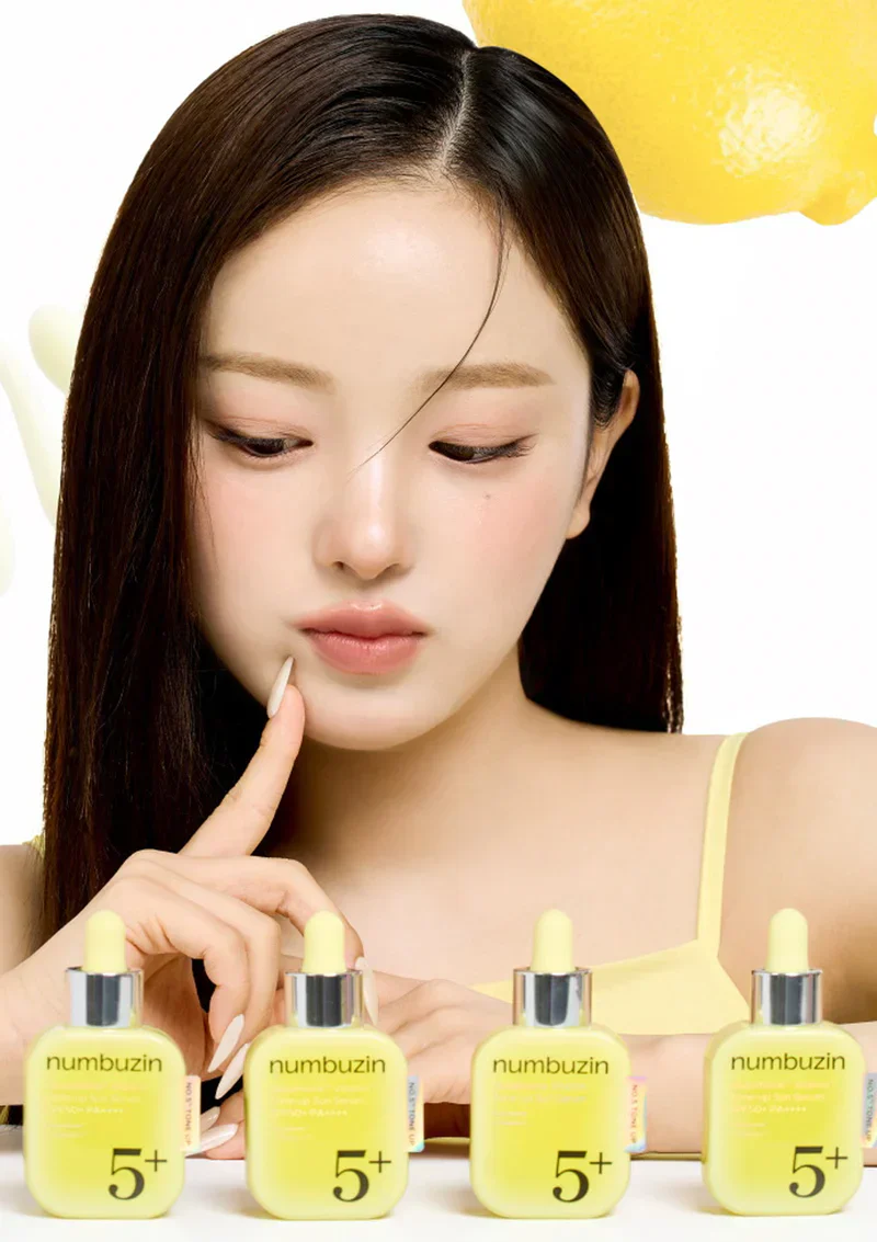 No.5 Glutathione Vitamin Tone-up Sun Serum Numbuzin - Imagen 3