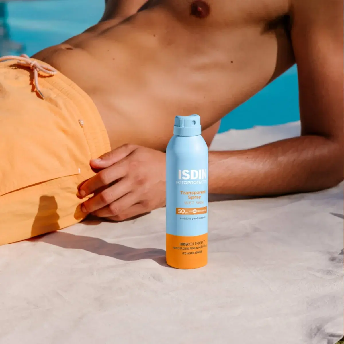 Transparent Spray Wet Skin SPF 50 Isdin - Imagen 2