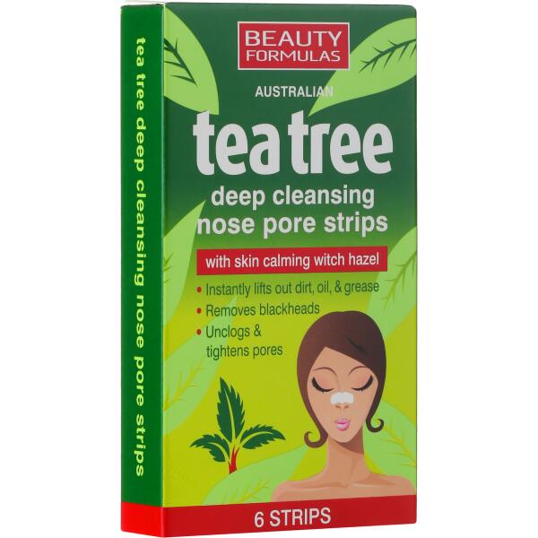 Cleansing Nose Pore Strips Tea Tree Beauty Formulas