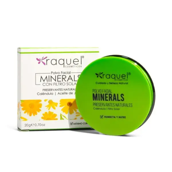 Polvo Facial Compacto Minerals Raquel Cosmeticos