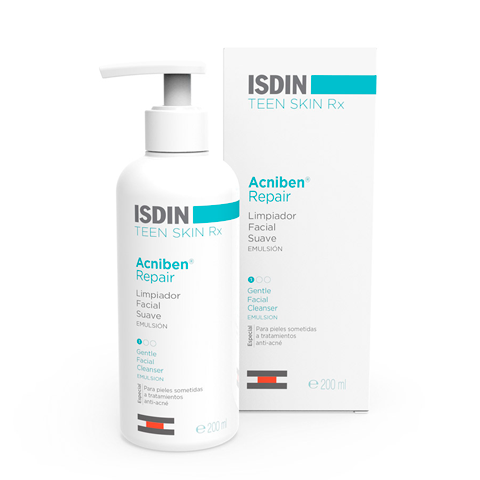 Acniben Repair Teen Skin Rx Gentle Facial Cleanser Isdin
