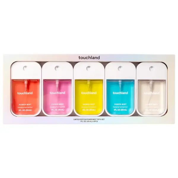 Power Mist Hydrating Hand Sanitizer Top 5 Set Touchland