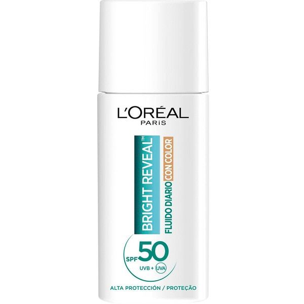 L'Oréal Paris Bright Reveal Fluído Diario con Color SPF 50.